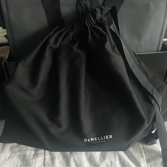 DeMellier Midi New York black croc effect bag brand new never worn in dustbag! - Picture 7 of 15